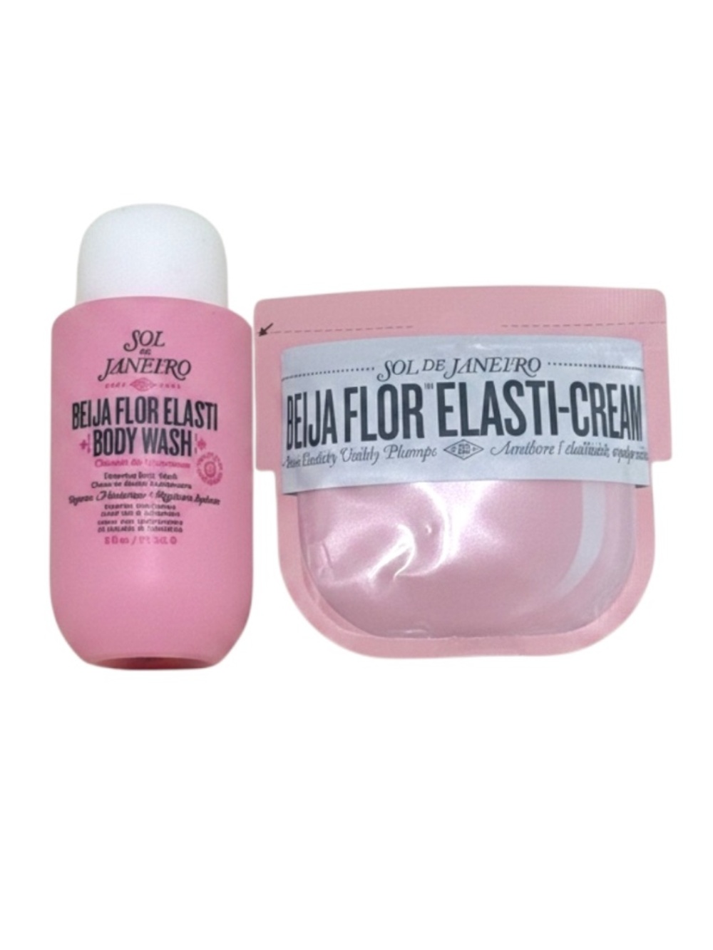NWT Sol de Janeiro Beija Flor Sealed Body Wash + Elasti-Cream Duo
